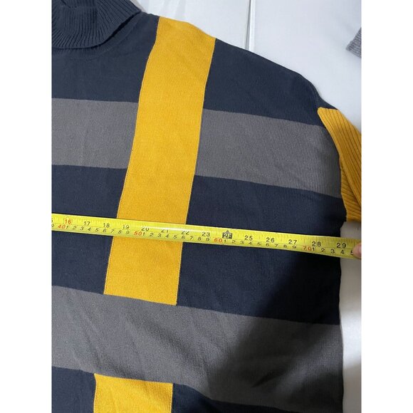 Jones New York Women's Color Block Turtleneck Sweater Long Sleeve Size L - Picture 13 of 15